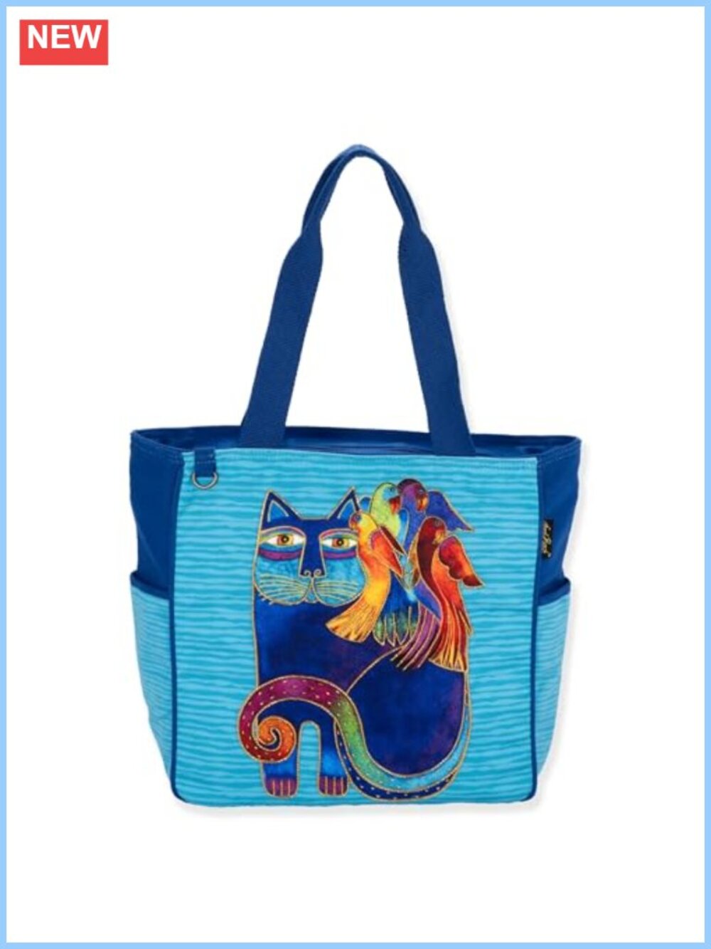 Catmandu Tote Bag Large Shoulder Satchel Animal Print Zip Slide Pocket